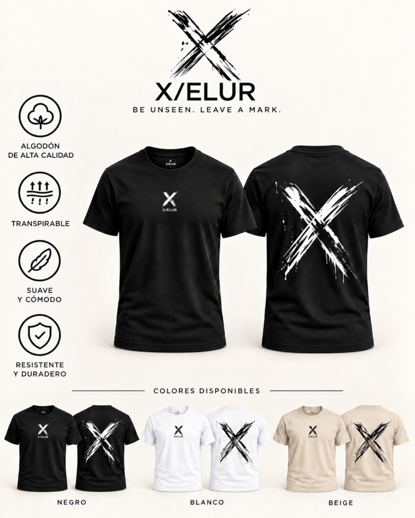 Camiseta Oversize X/ELUR Big X